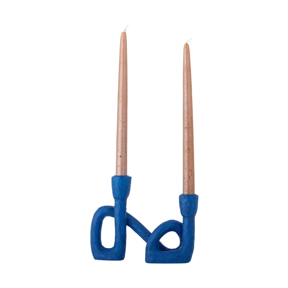 Bloomingville Mashel candle sticks 16.5 cm Blue – image 2