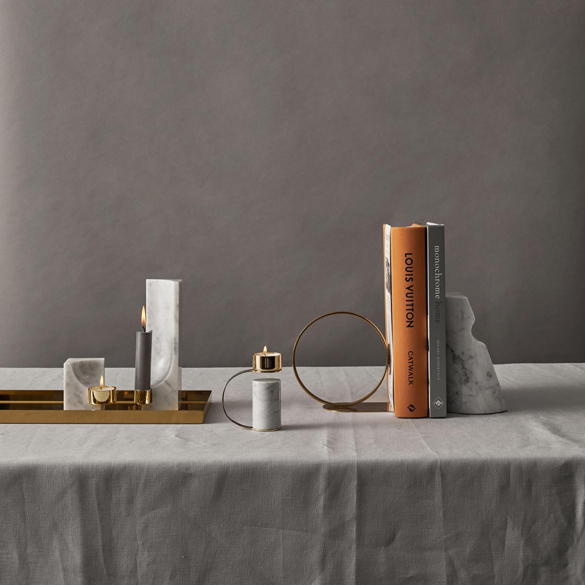 Quarter candle sticks carrara – image 2