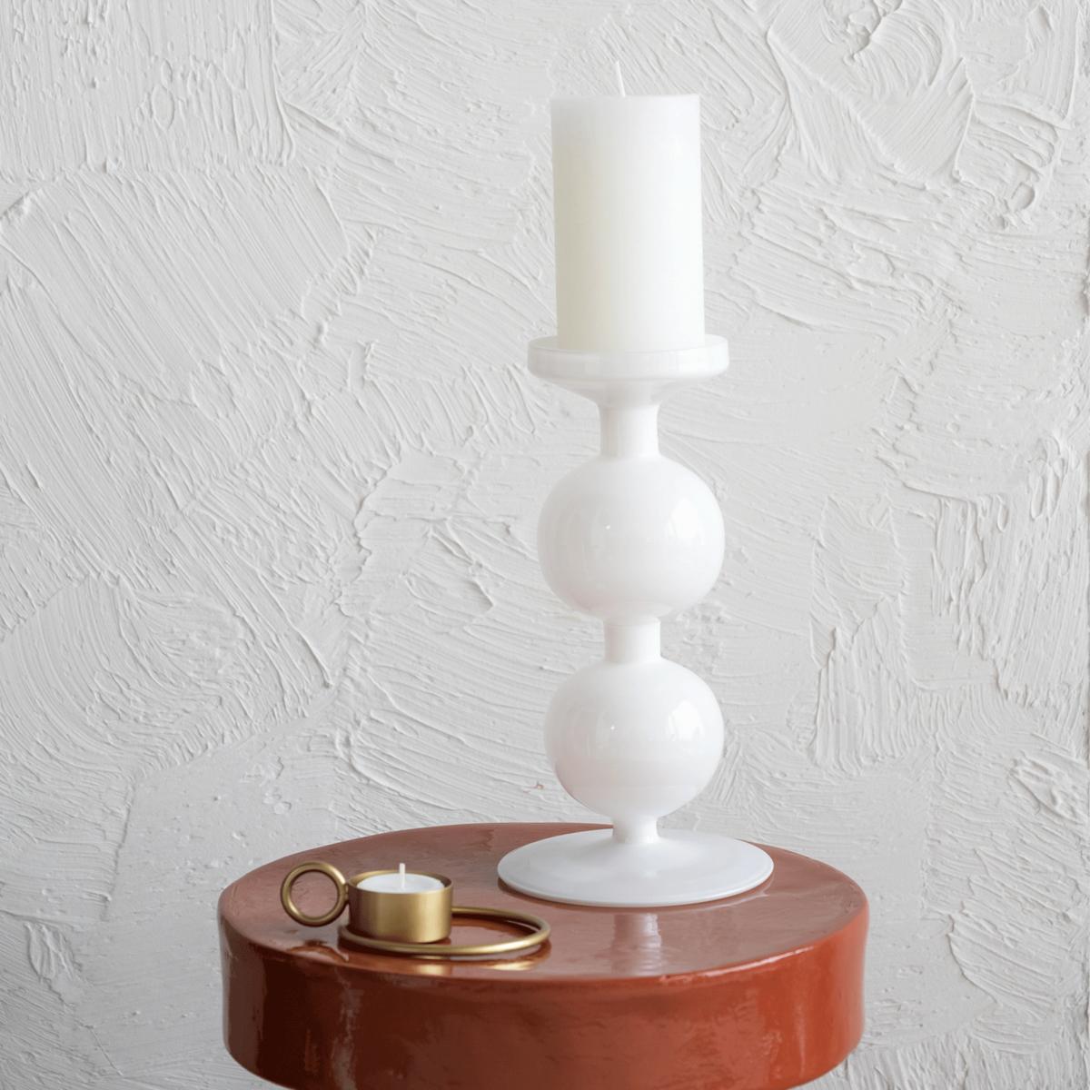 Bulb candle sticks 25 cm White – image 3