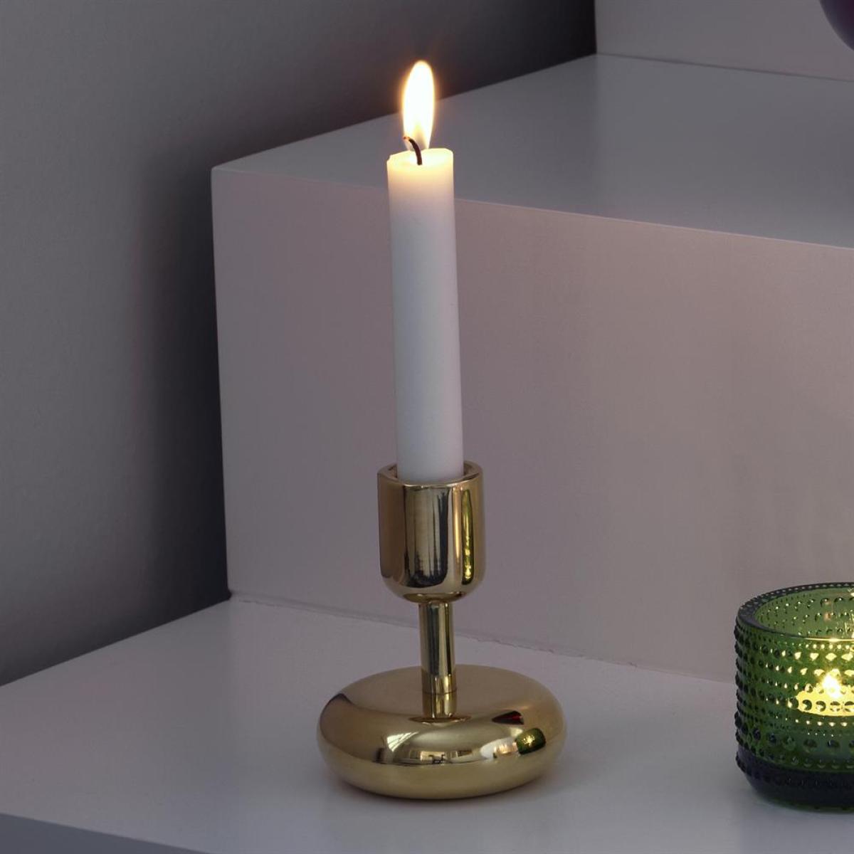Iittala Nappula candleholder brass small 107 mm – image 3