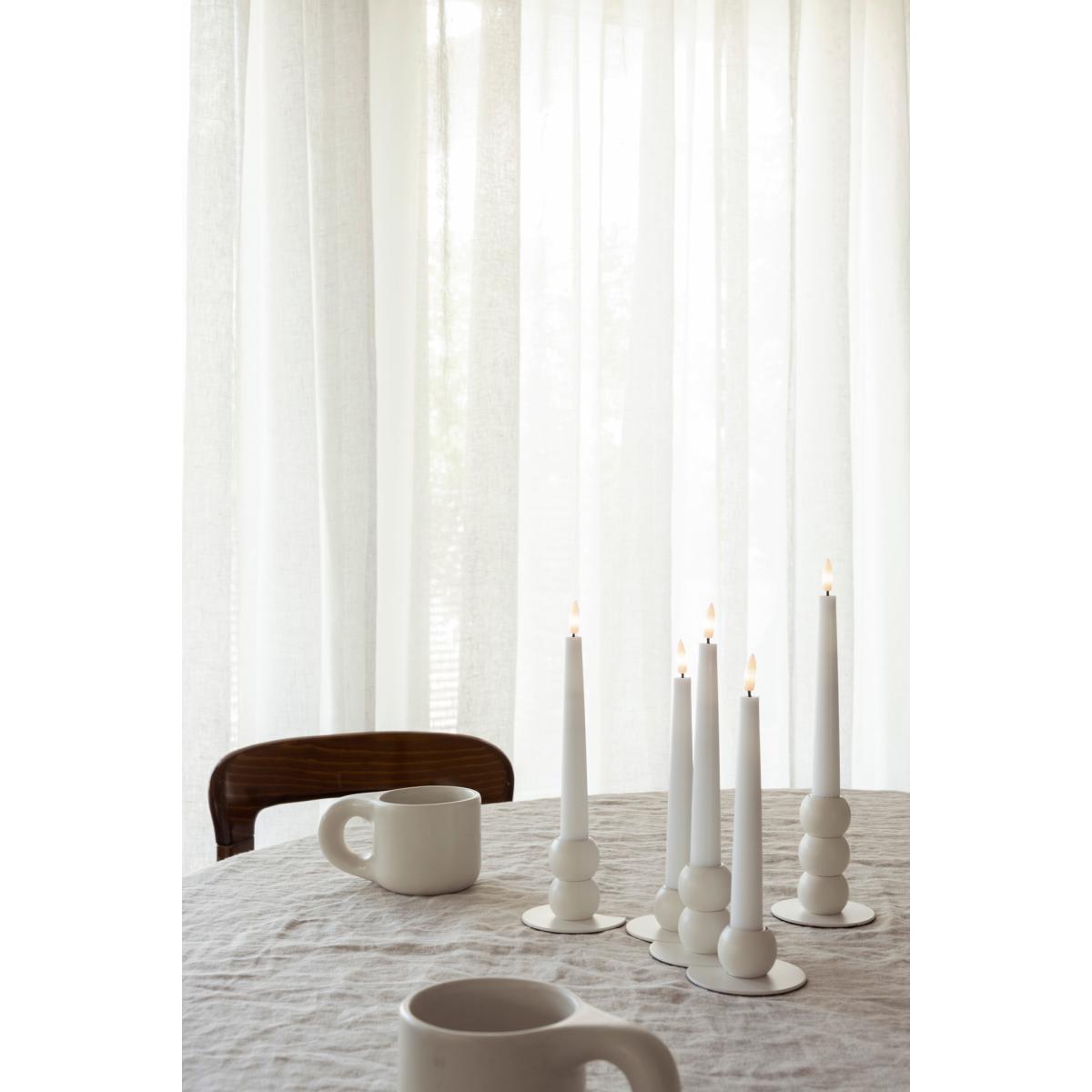 Watt & Veke Lykke combinable candle sticks incl. 5 pcs LED-light White – image 5