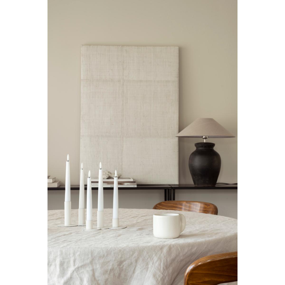 Watt & Veke Lykke combinable candle sticks incl. 5 pcs LED-light White – image 6