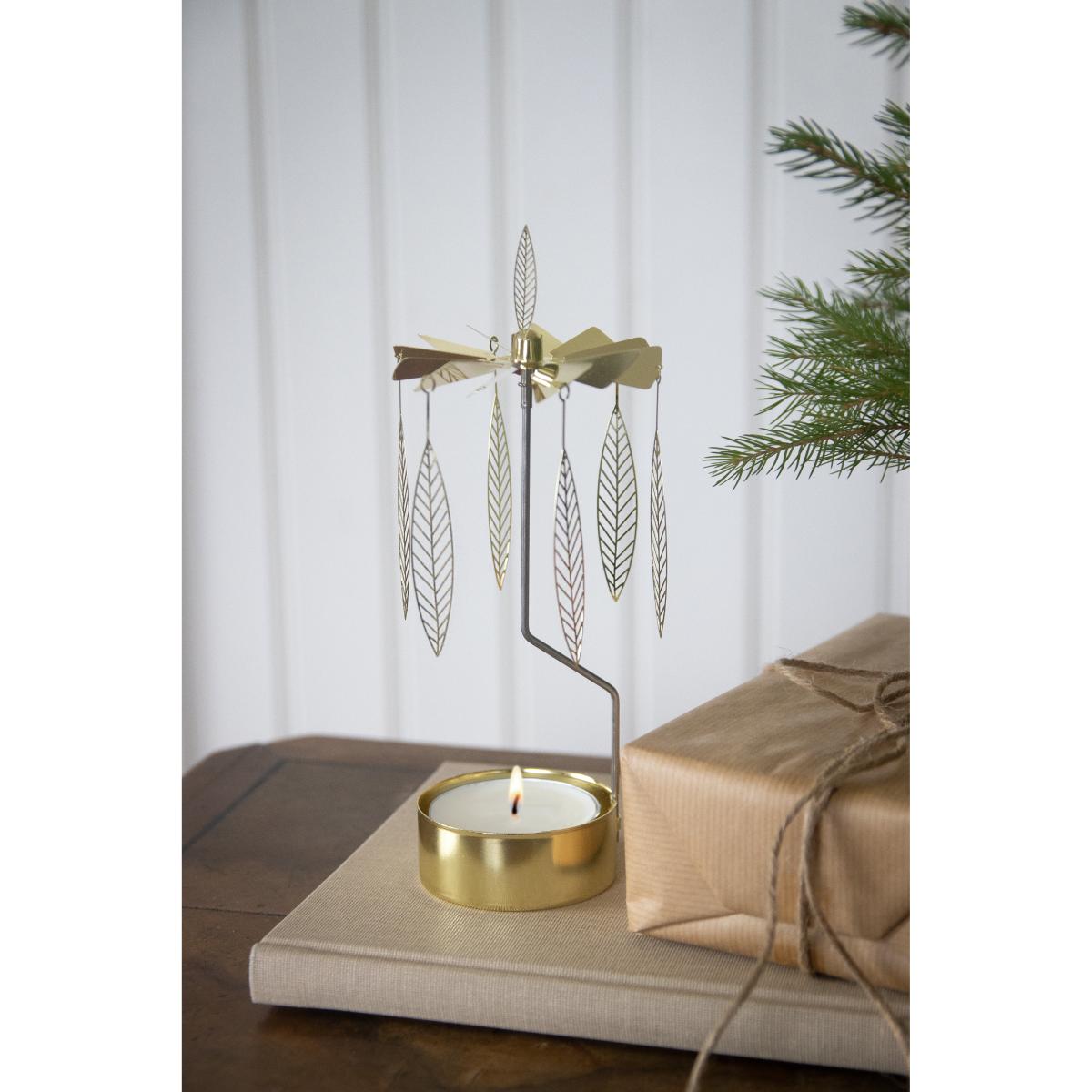 Pluto Design Stig L Salix rotary candle medium Gold – image 3