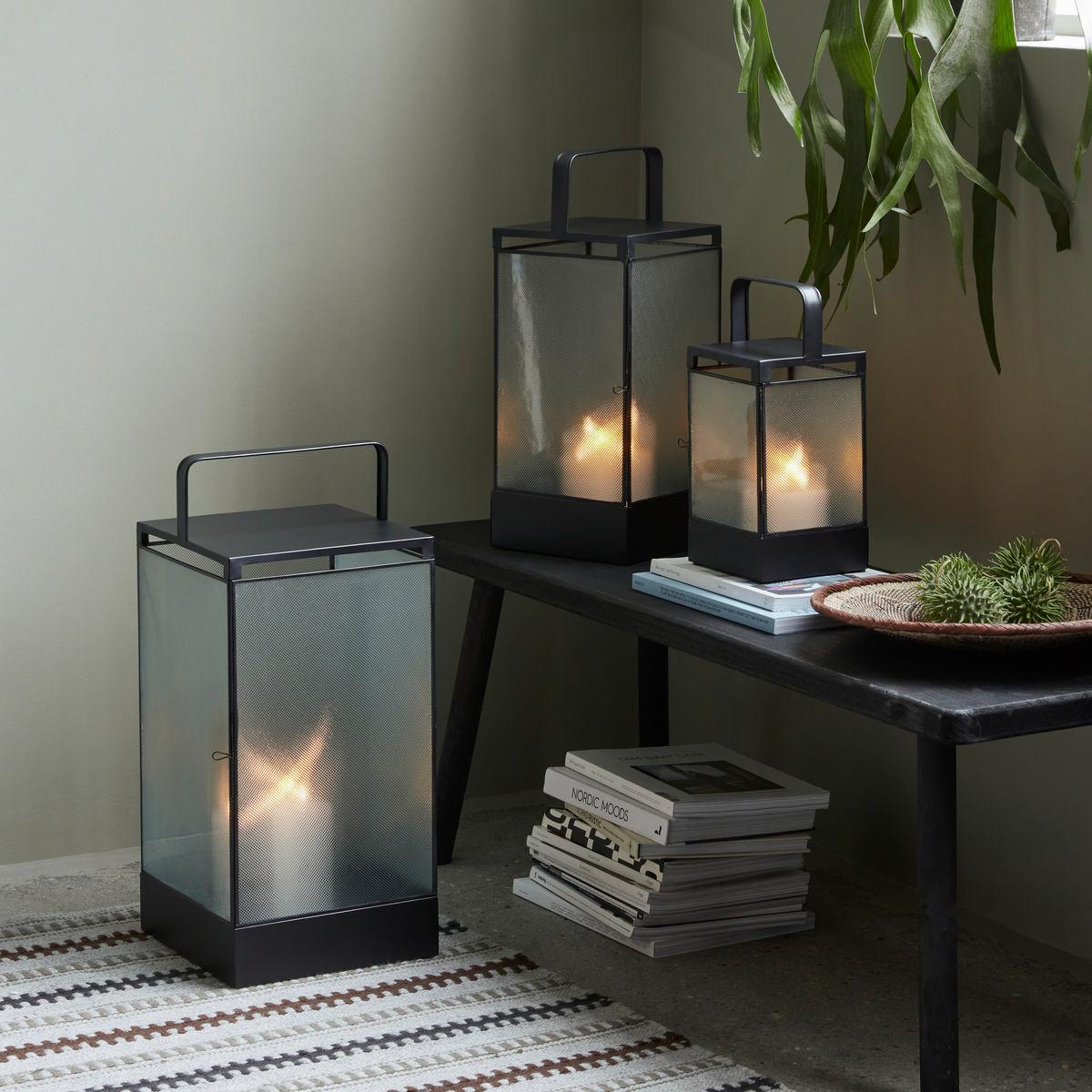 Blaze lantern 50 cm Black antique – image 4