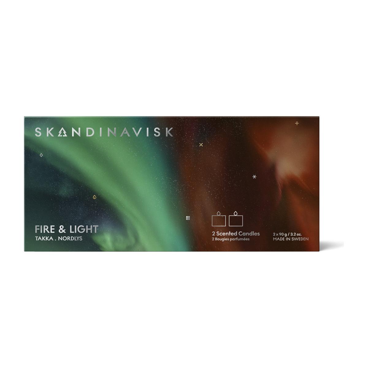 Skandinavisk Fire & Light Mini candle gift set 2 pieces 2x90g – image 2