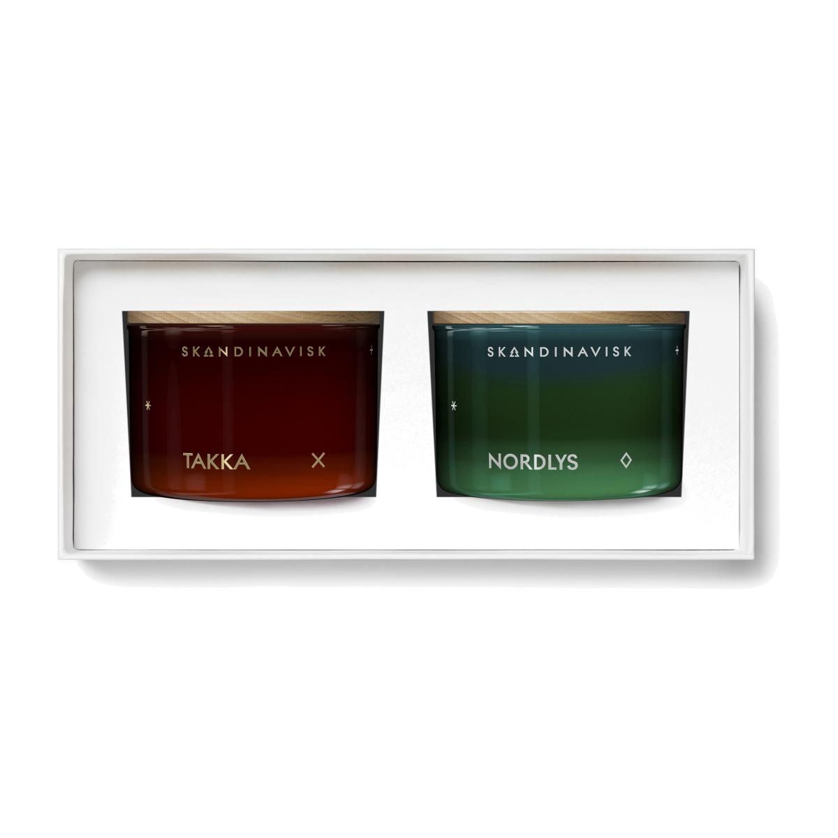 Skandinavisk Fire & Light Mini candle gift set 2 pieces 2x90g – image 1