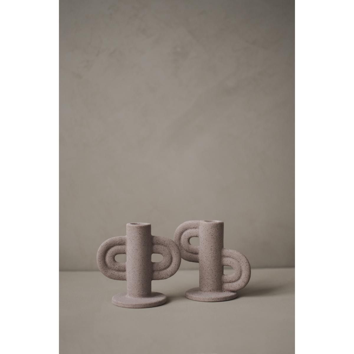 DBKD Swirl Similar candle holder Nude – image 2