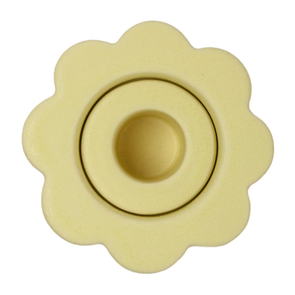 Birgit vase/candle sticks 5 cm Pale Yellow – image 2