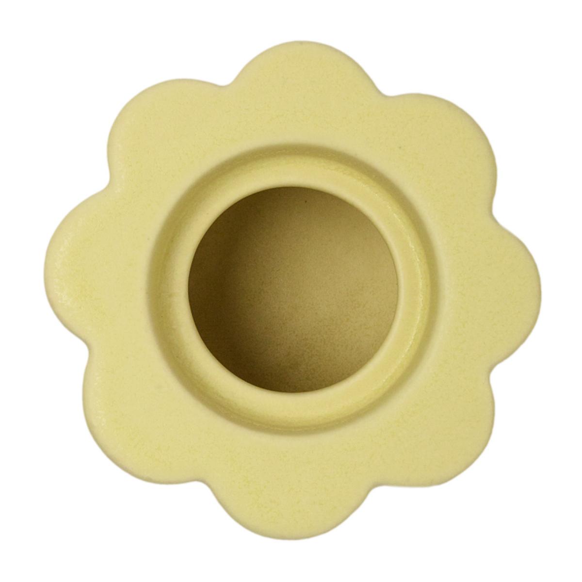 Birgit vase/candle sticks 5 cm Pale Yellow – image 3
