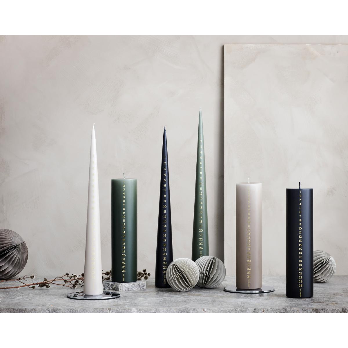 ester & erik ester & erik advent candle 37 cm 60 noble pine – image 3
