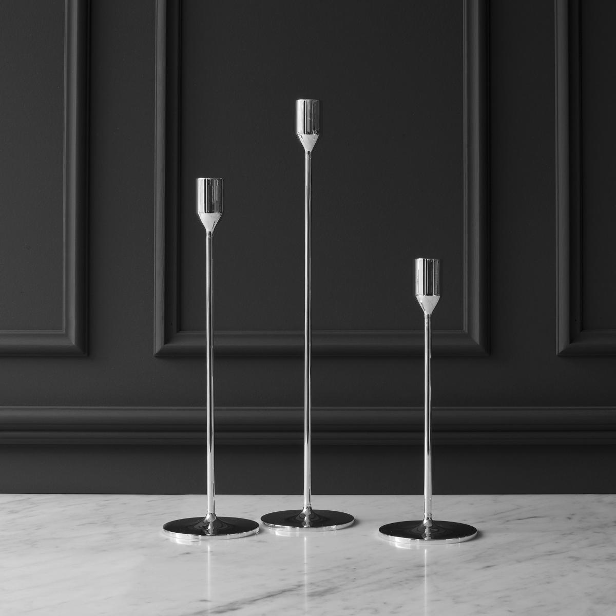 Nattlight candleholder silver 45 cm – image 3