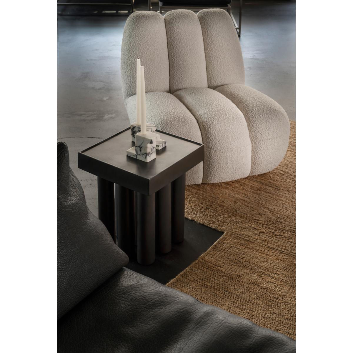 101 Copenhagen Brick low candle holder 7.5x14 cm Calacatta – image 7