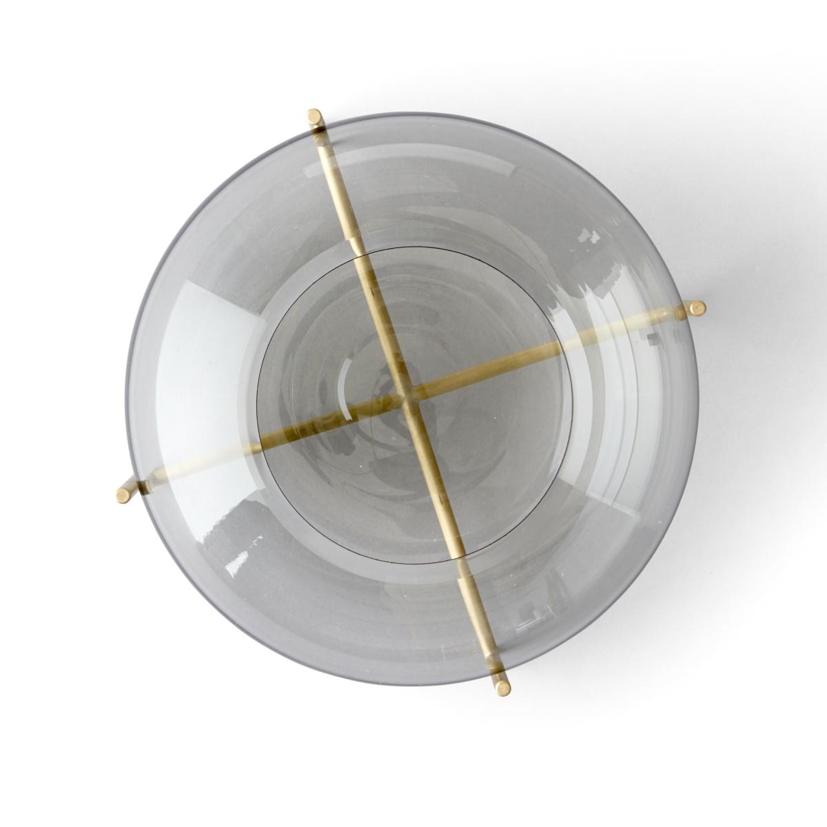 Échasse lantern brushed brass Smoke – image 3