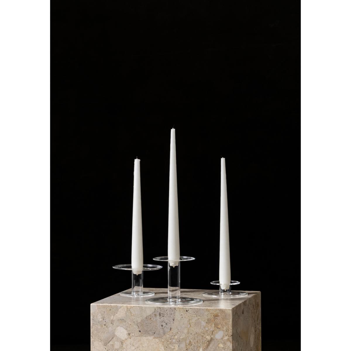 Abacus candle sticks 2,5 cm Clear – image 3