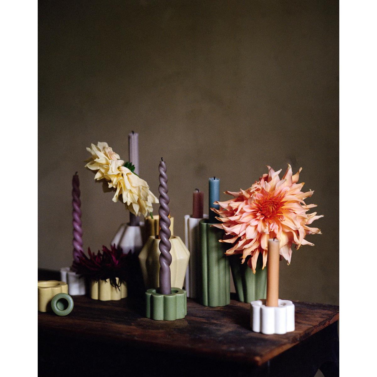 Birgit vase/lantern 17 cm Olive – image 4