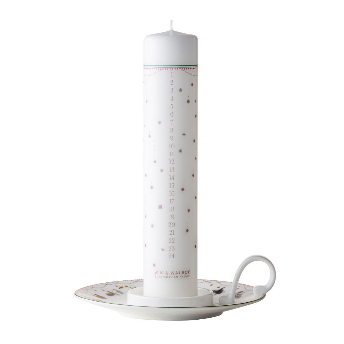 Julemorgen Story candle sticks white – image 3