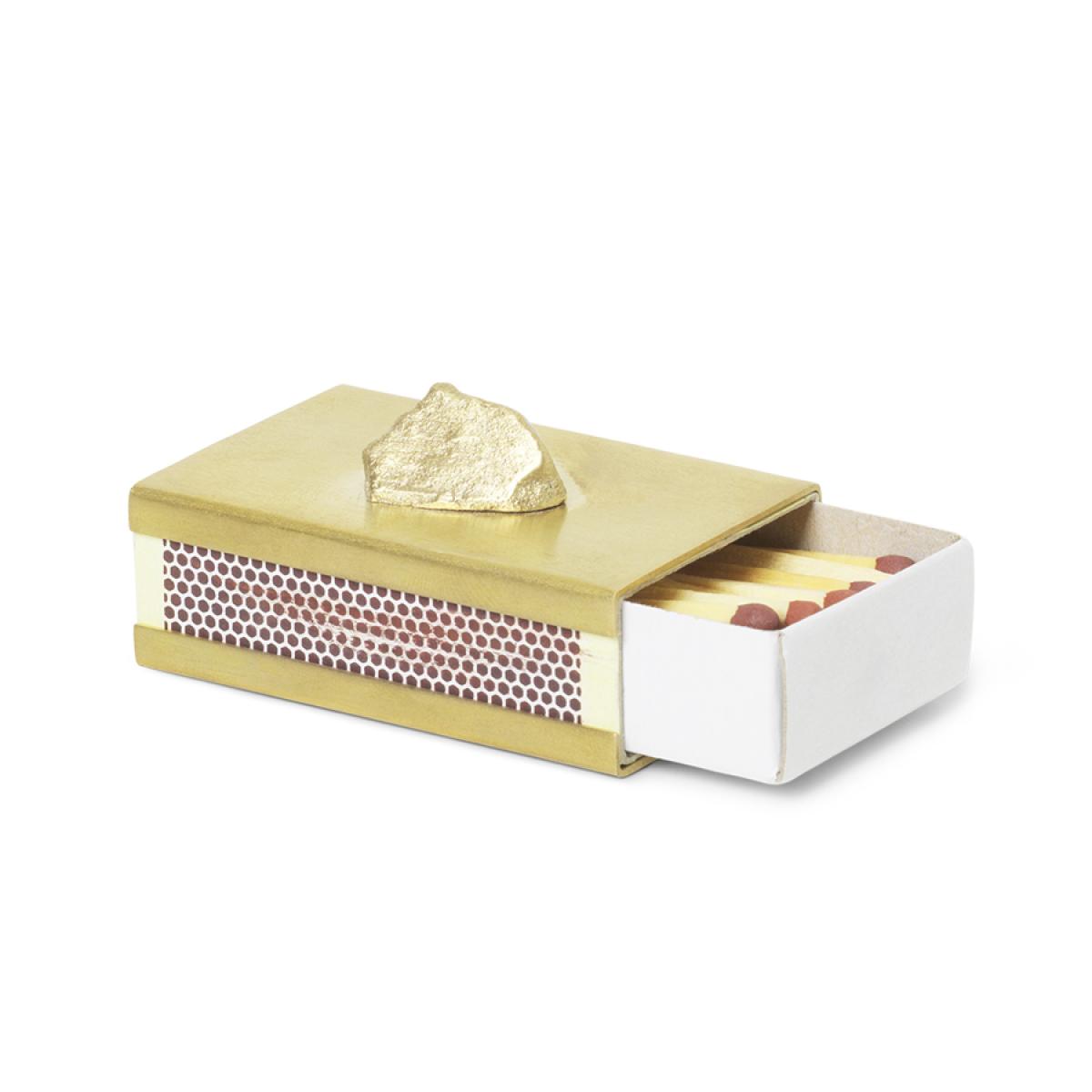 Stone match holder Brass – image 2
