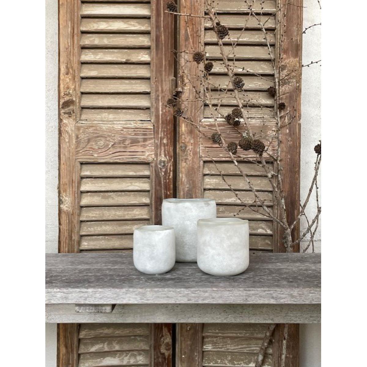 Halde lantern 8 cm White – image 3