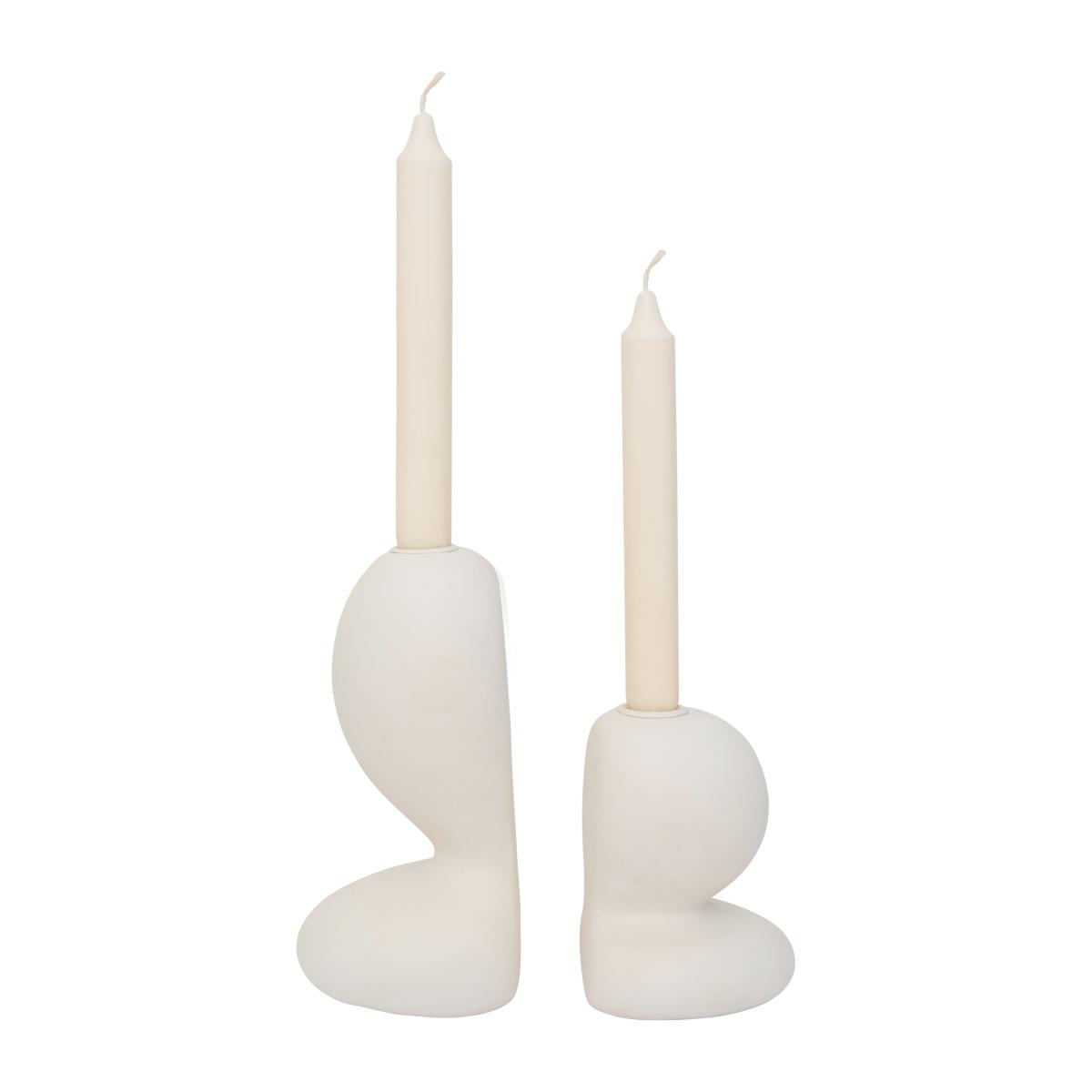 URBAN NATURE CULTURE Chou candle holder 2 pieces White – image 4