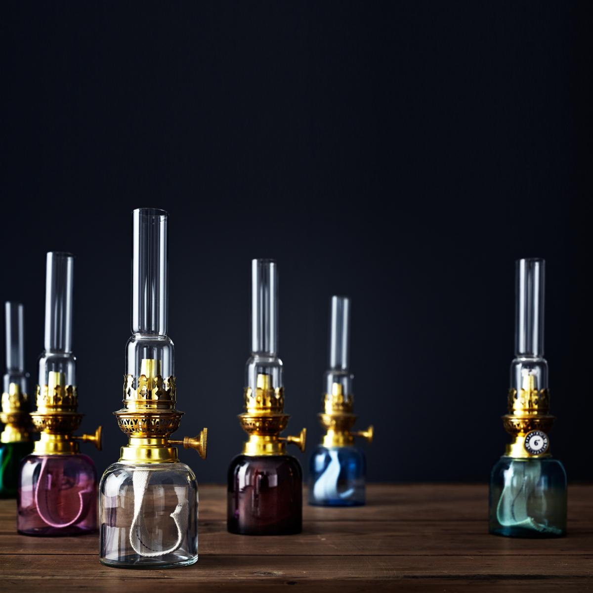 Koholmen paraffin lamp smoke coloured – image 2