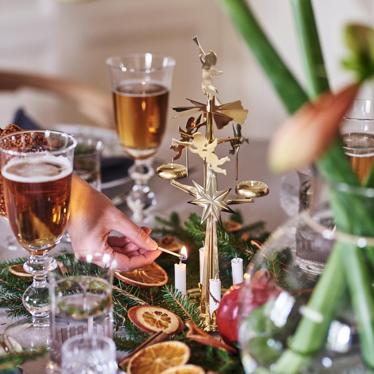 Swedish Angel Chimes brass – image 3