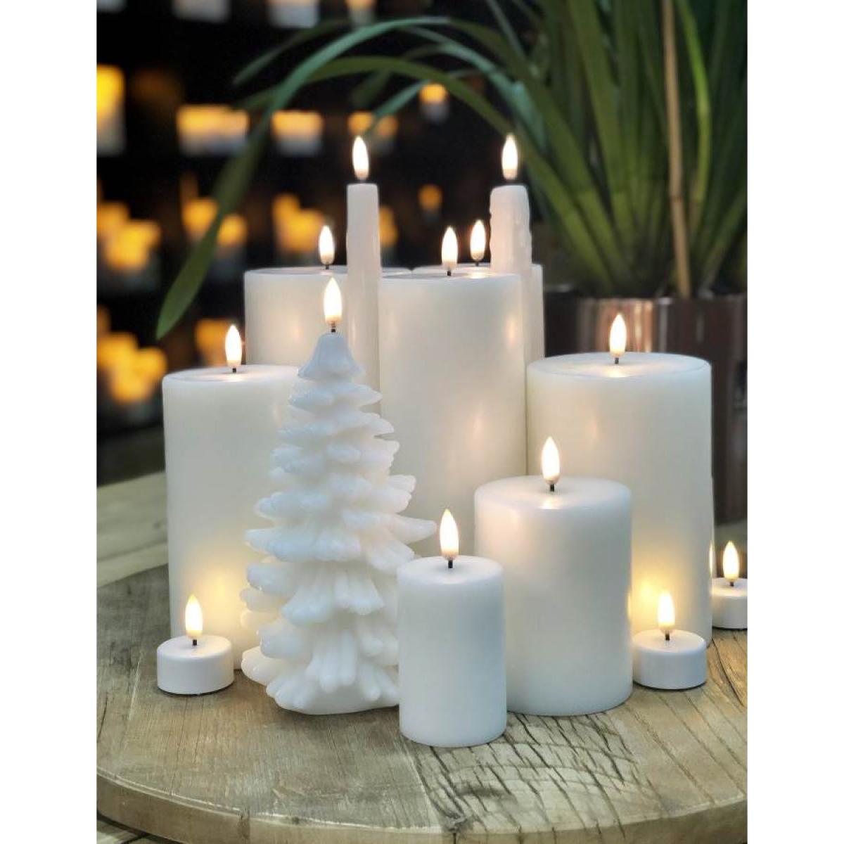 Uyuni Outdoor LED Block candle white 12.8 cm – image 4