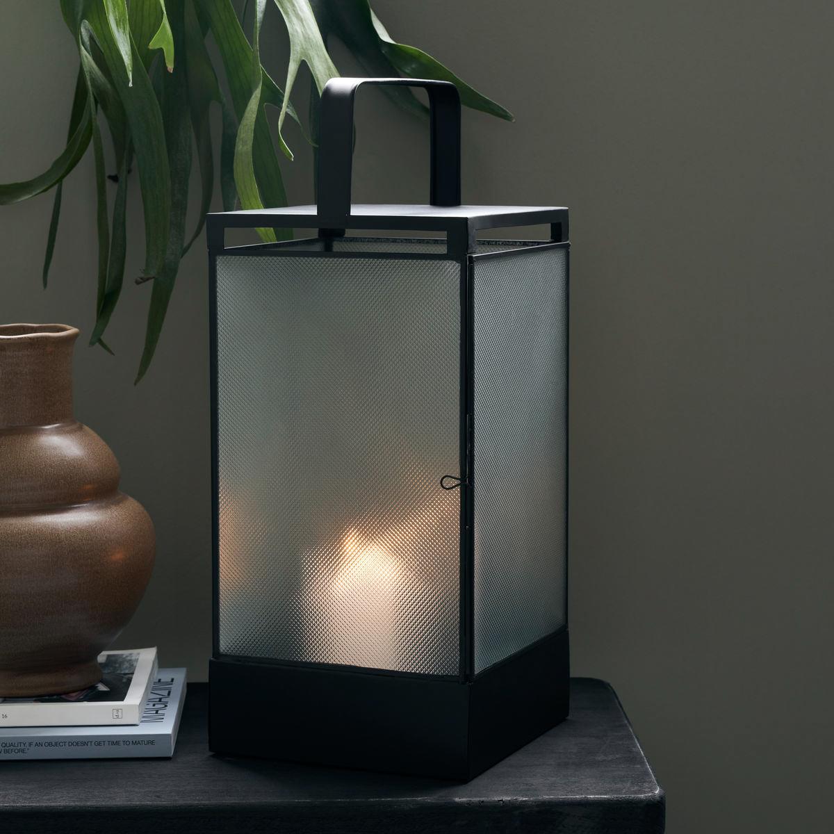 Blaze lantern 40 cm Black antique – image 2