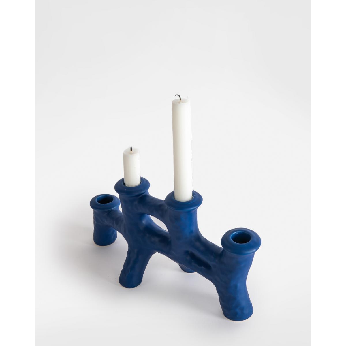 Byon Luca candle sticks 12x30 cm Blue – image 2