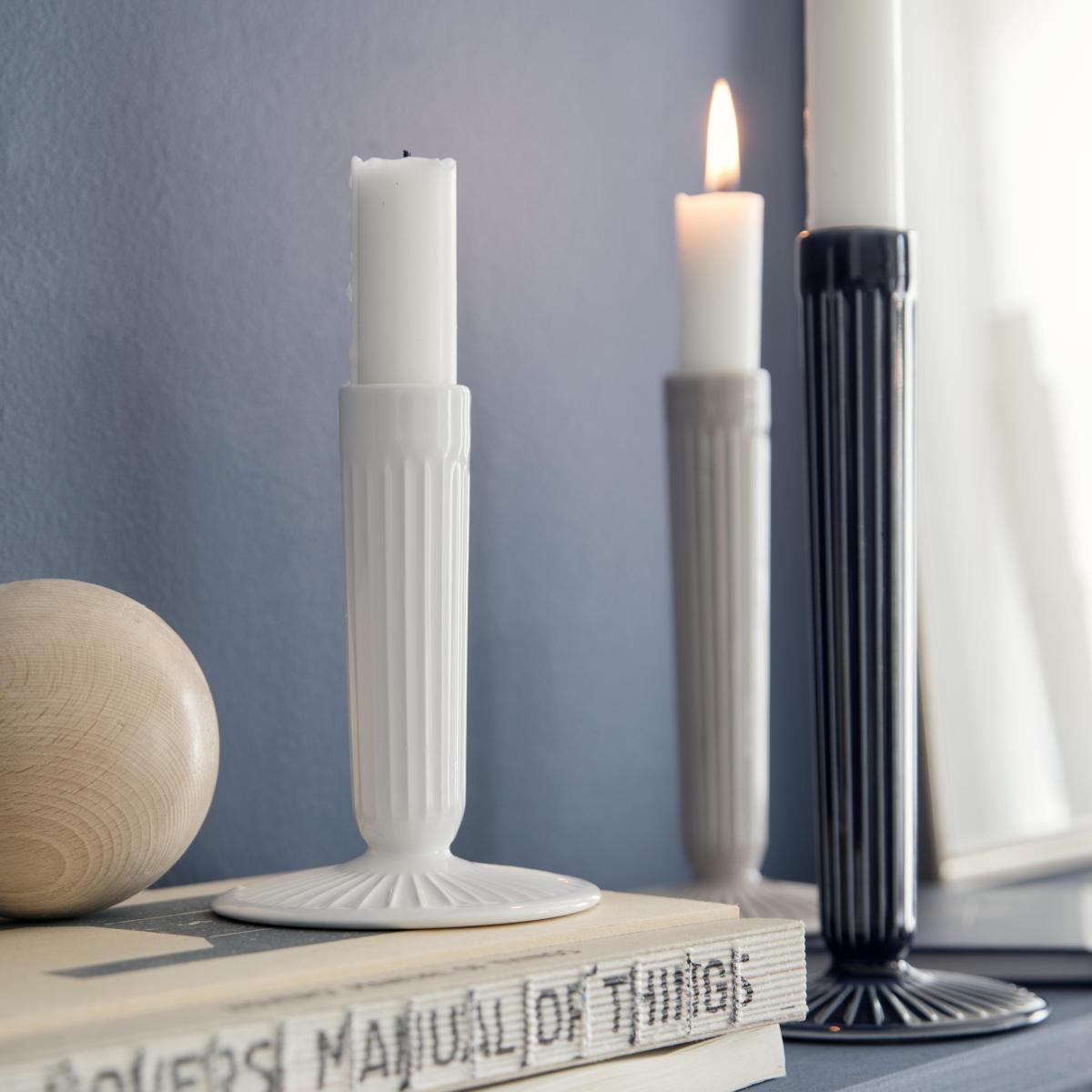 Hammershøi candleholder 13 cm white – image 2