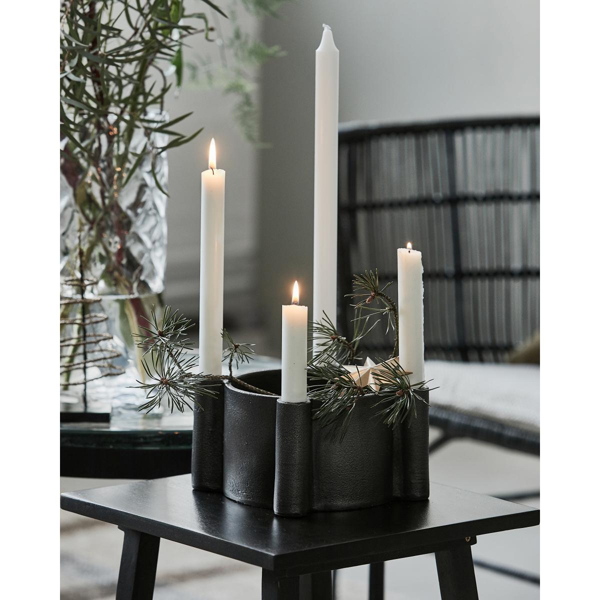Four advent candle Antique copper – image 3