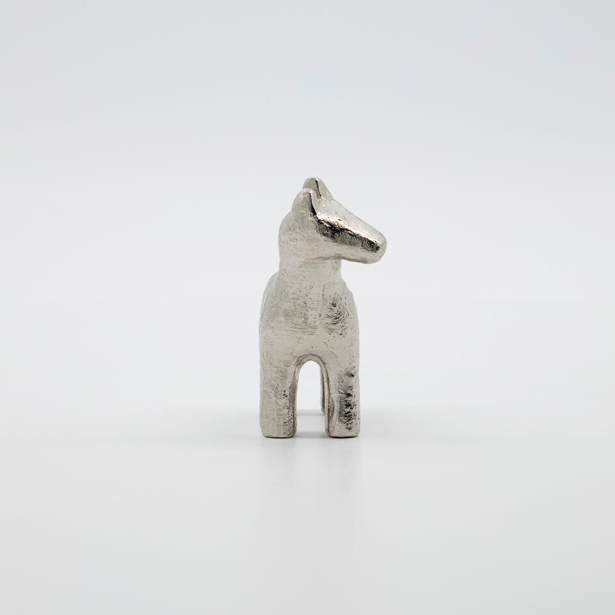 House Doctor Horse candle sticks 7.5 cm Antique silver – image 3