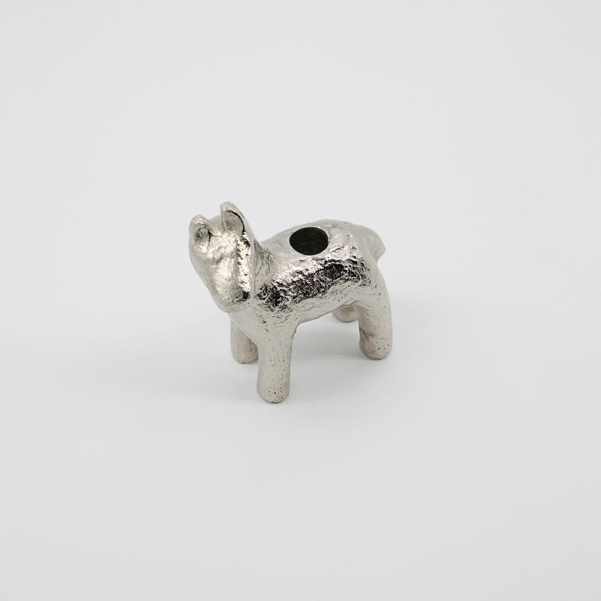 House Doctor Horse candle sticks 7.5 cm Antique silver – image 4