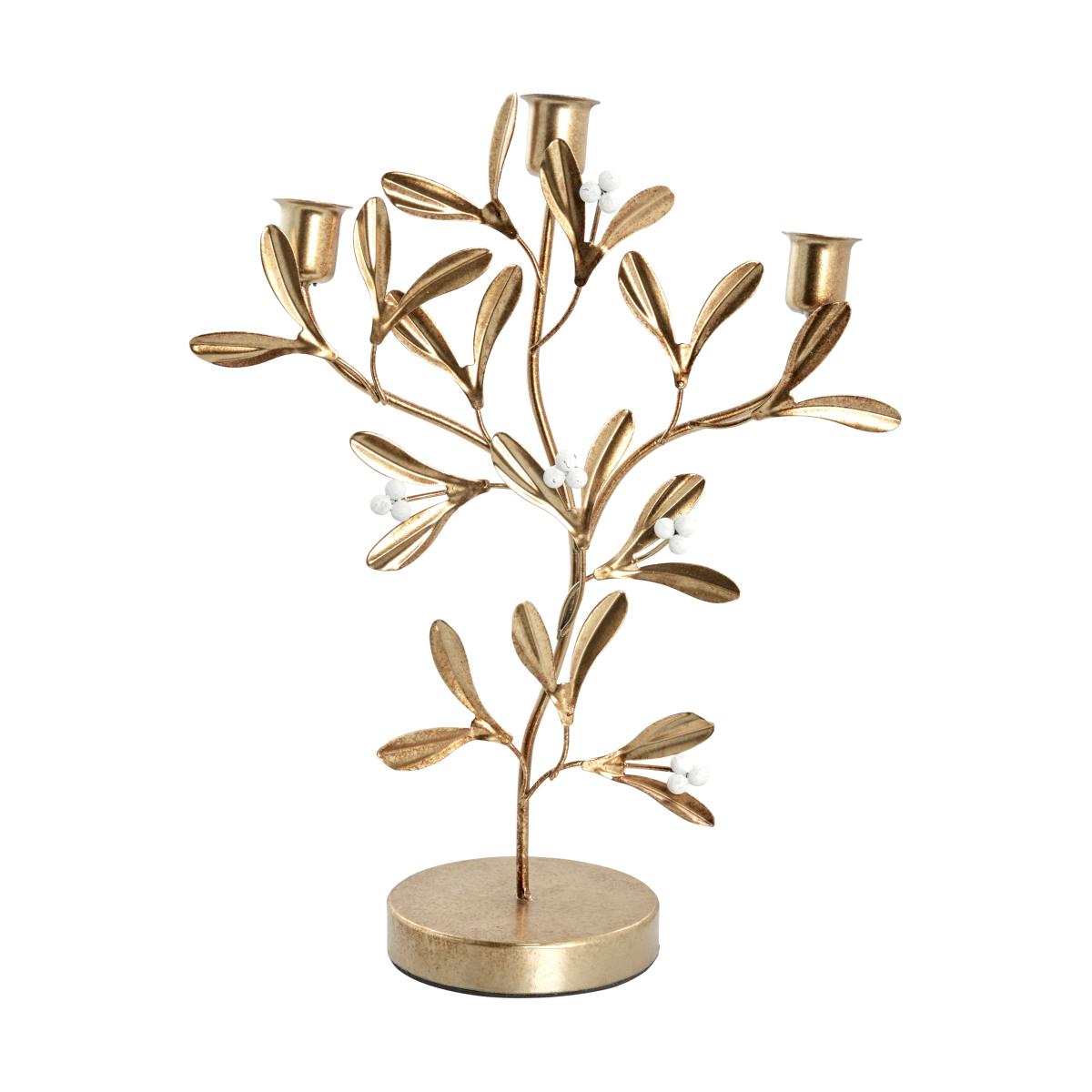 Lene Bjerre Missia candle sticks 34 cm Light gold – image 2