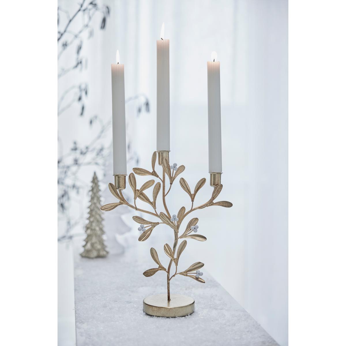 Lene Bjerre Missia candle sticks 34 cm Light gold – image 3