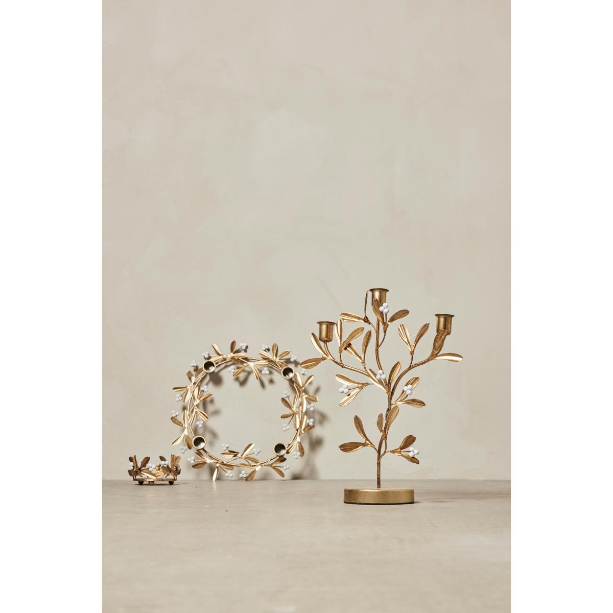 Lene Bjerre Missia candle sticks 34 cm Light gold – image 4
