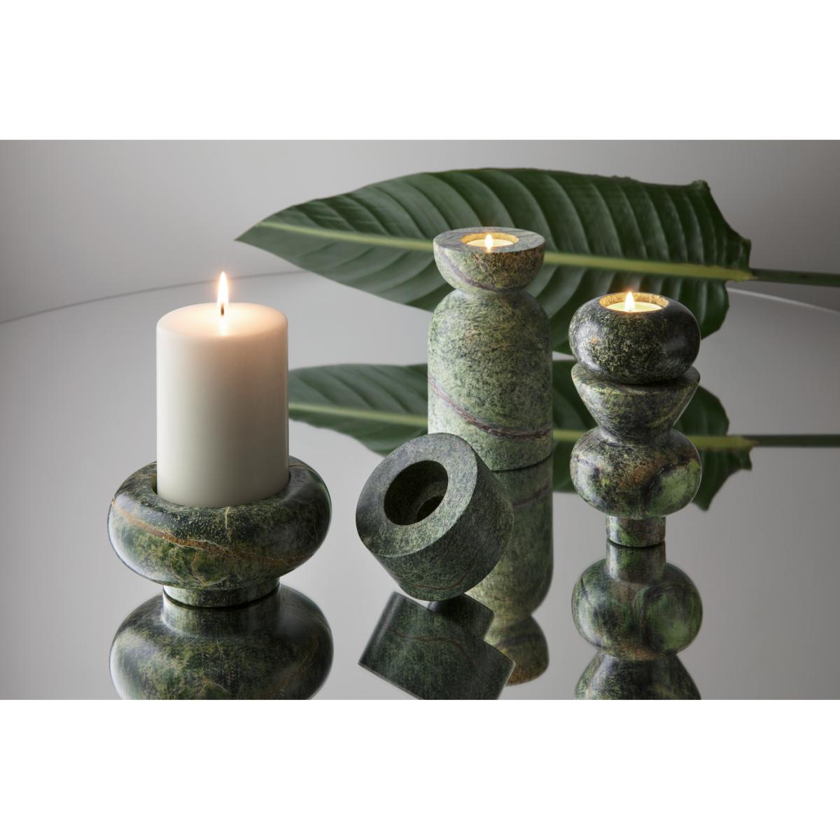 Rock candle sticks large Green – image 5