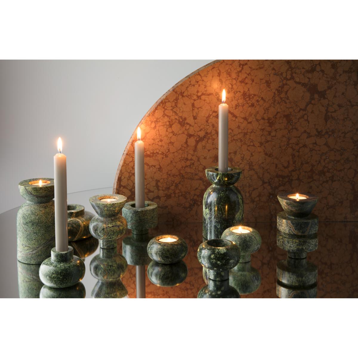Rock candle sticks large Green – image 6