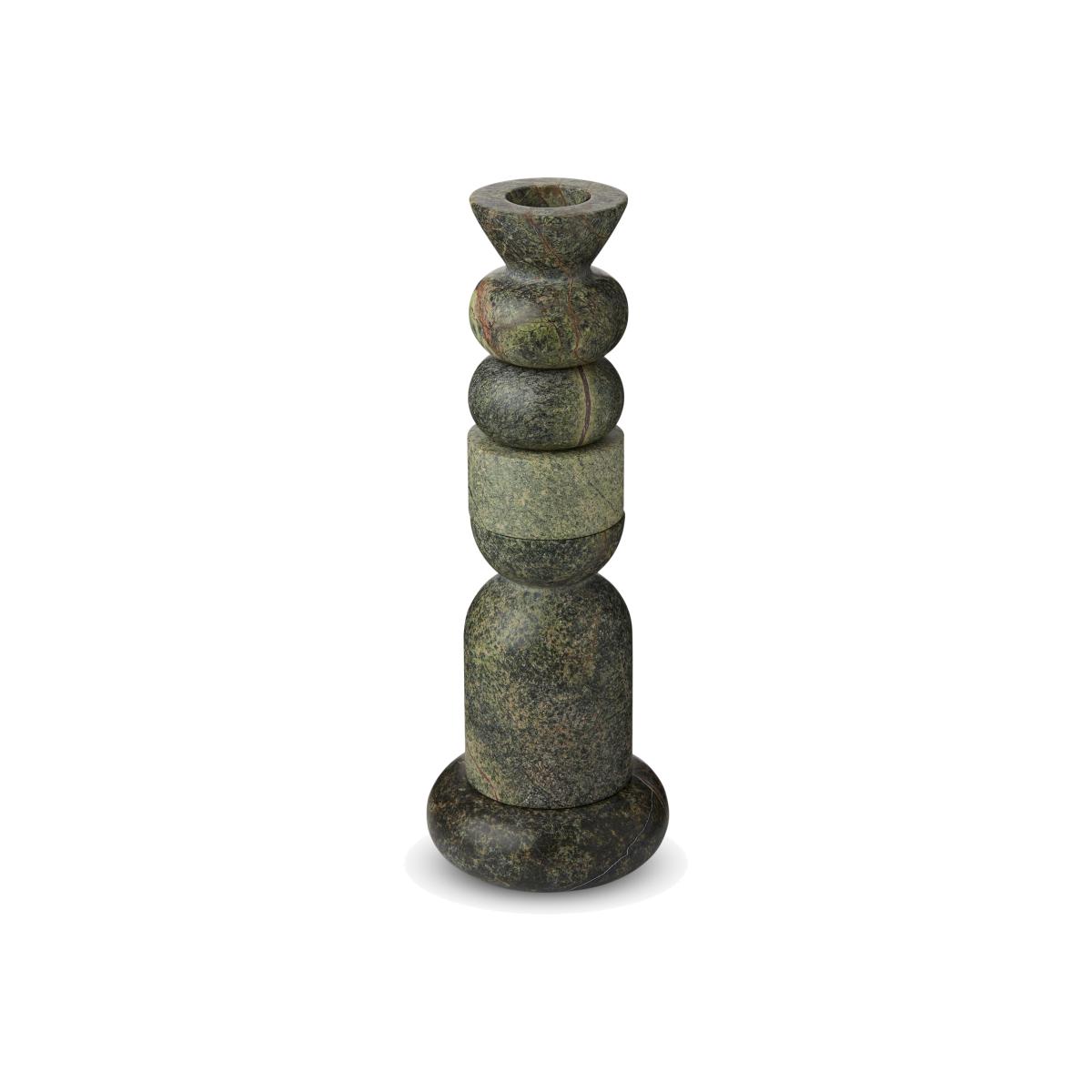 Rock candle sticks large Green – image 1
