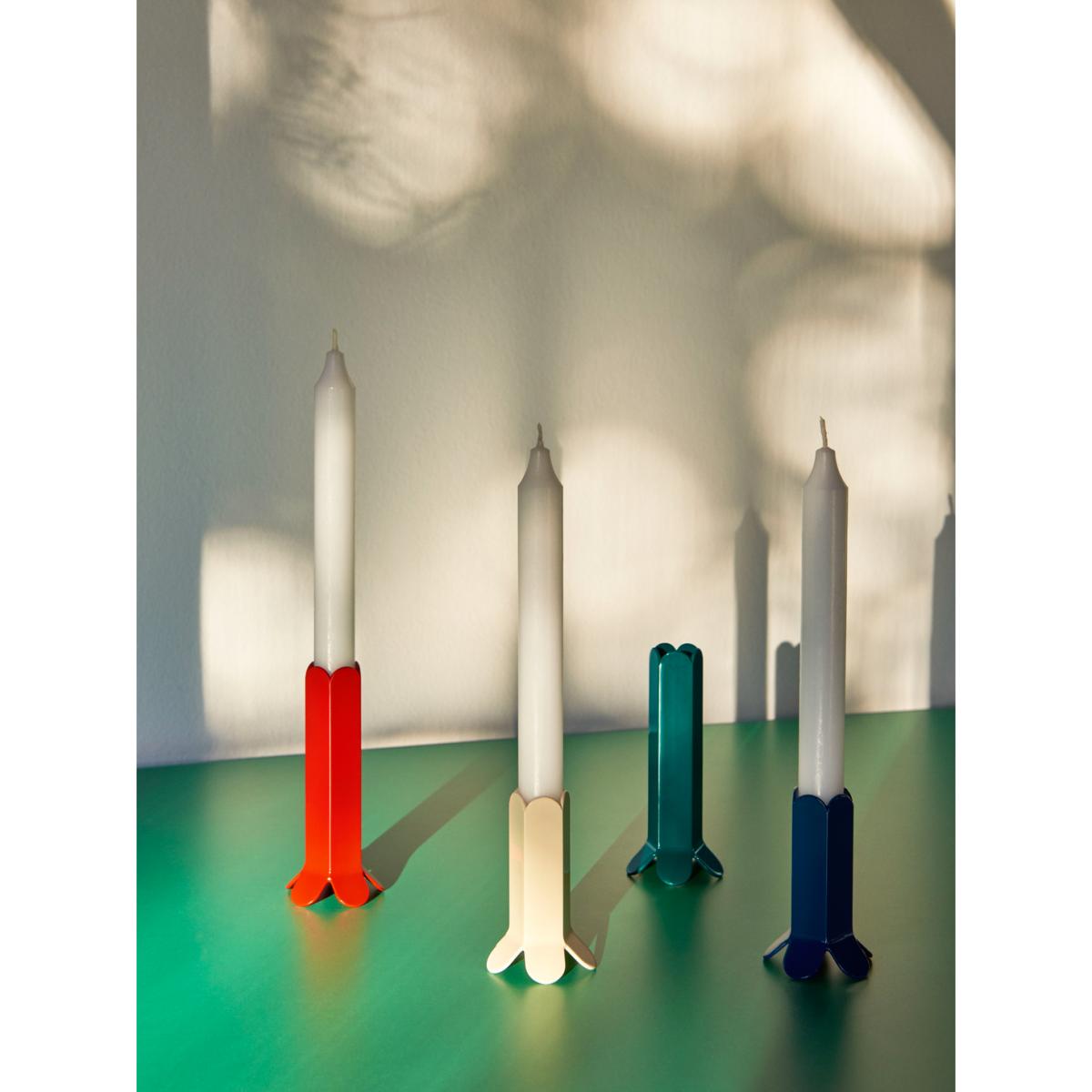 Arcs candle stick 9 cm Ivory – image 4