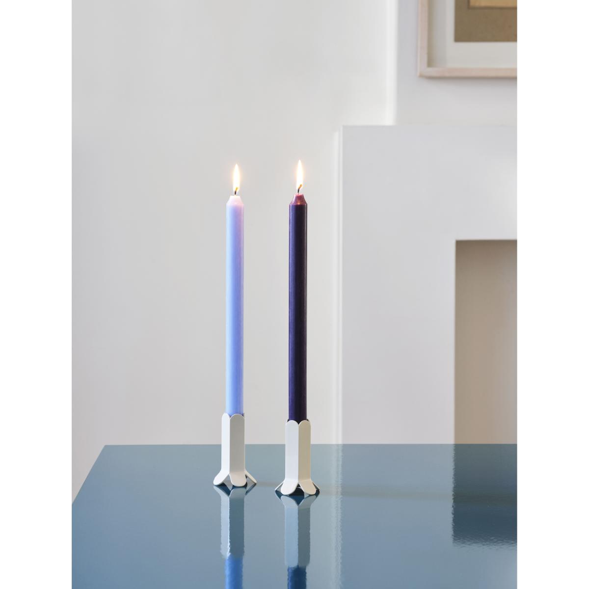 Arcs candle stick 9 cm Ivory – image 5