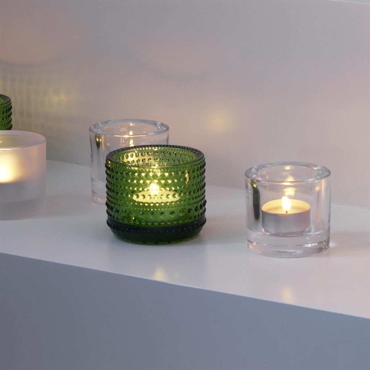 Kivi candle holder clear glass – image 4