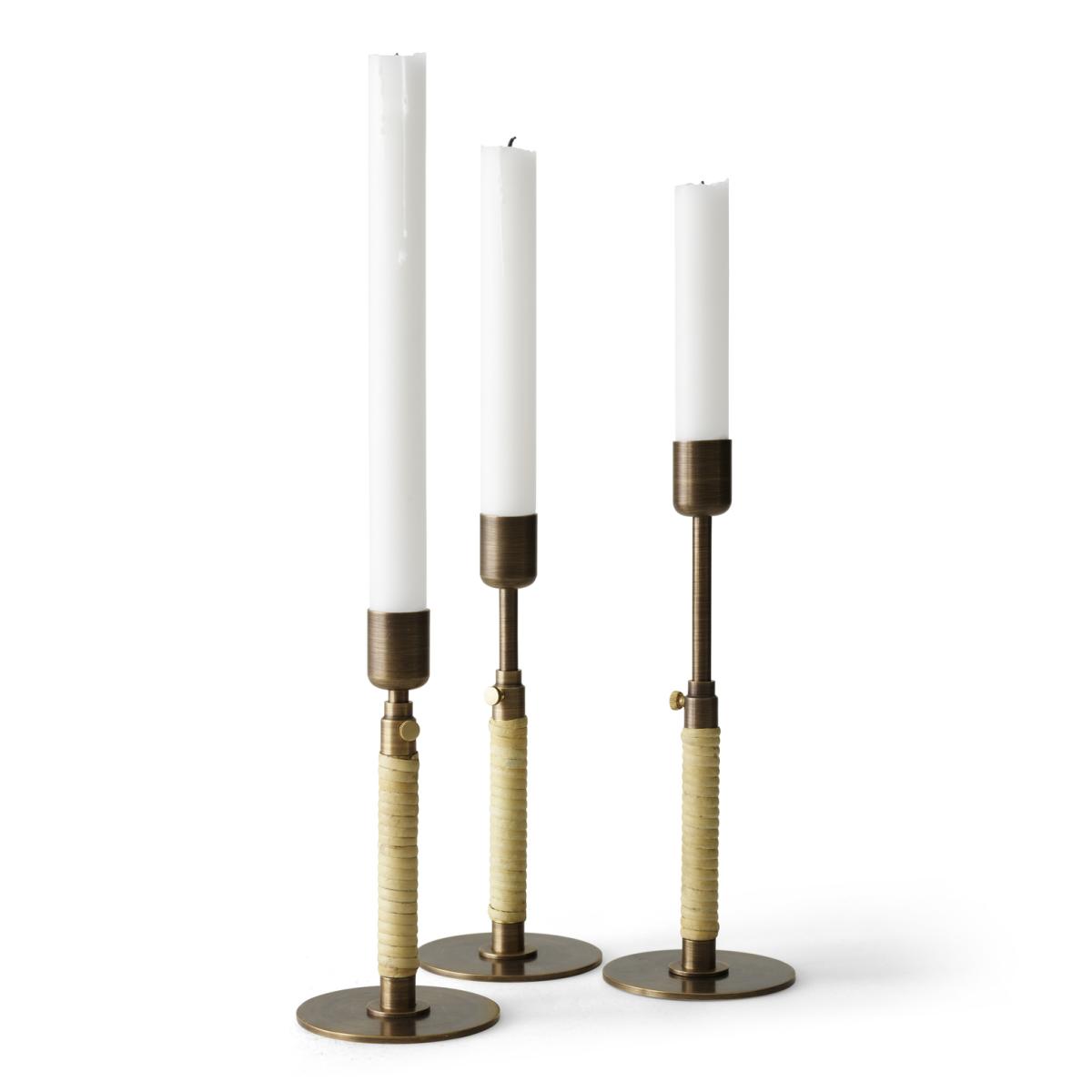Duca candle sticks Bronzed brass – image 4