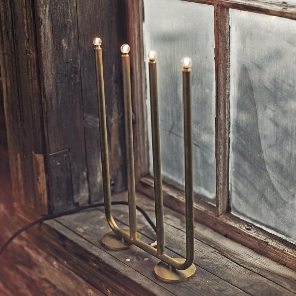 Konsthantverk December 4 candlestick White – image 2