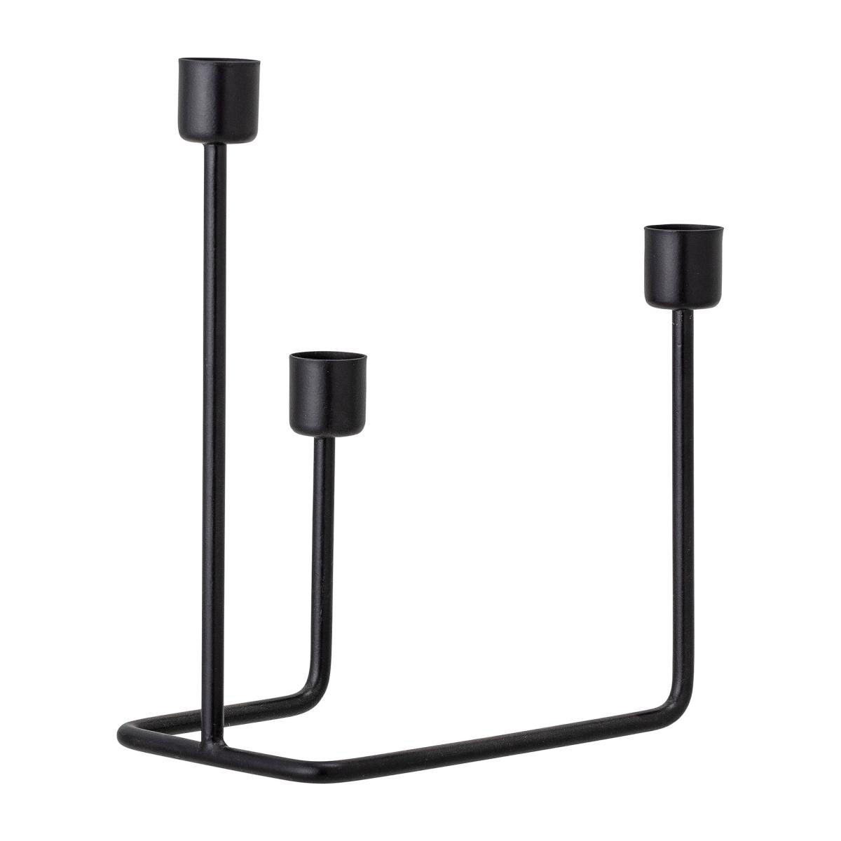 Hafi candlestick 21 cm Black – image 2