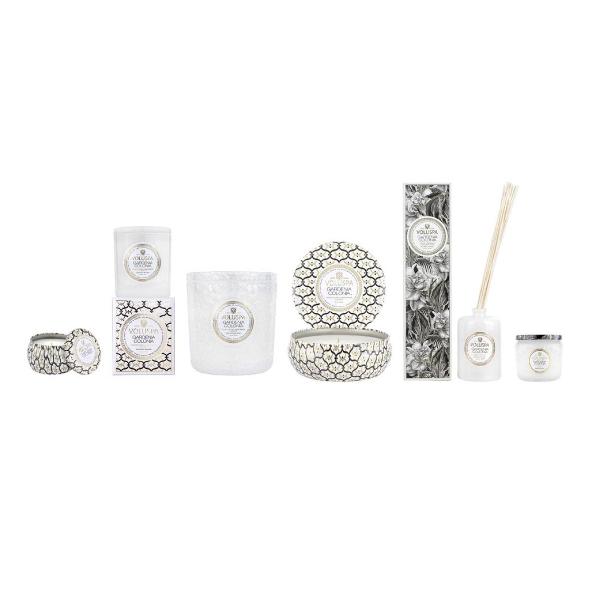 Maison Blanc 3-wick Tin scented 40 hours Gardenia Colonia – image 4