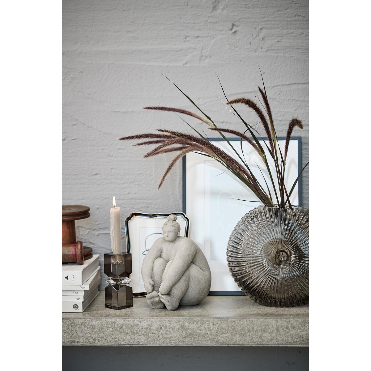 Silma candlesticks dark grey 13.5 cm – image 2