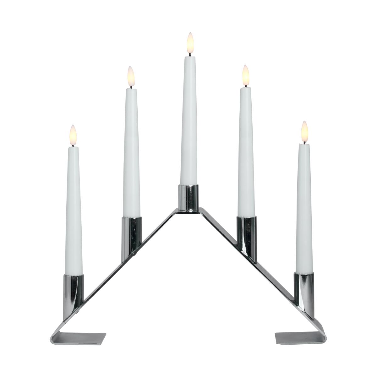 Watt & Veke Luna advent candle Chrome – image 2