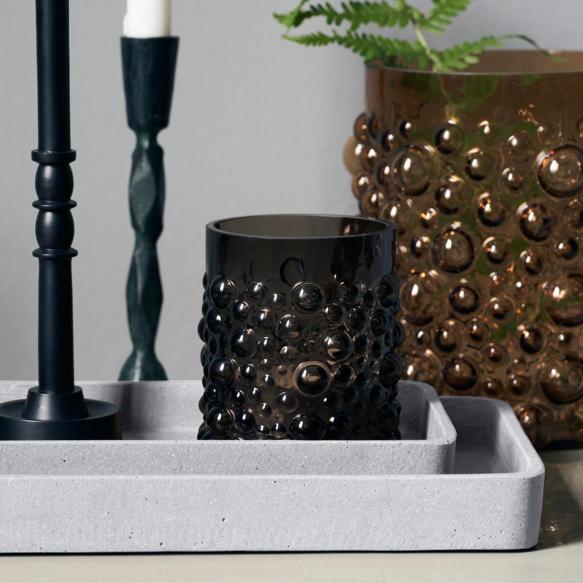 Foam tea light holder Brown – image 2