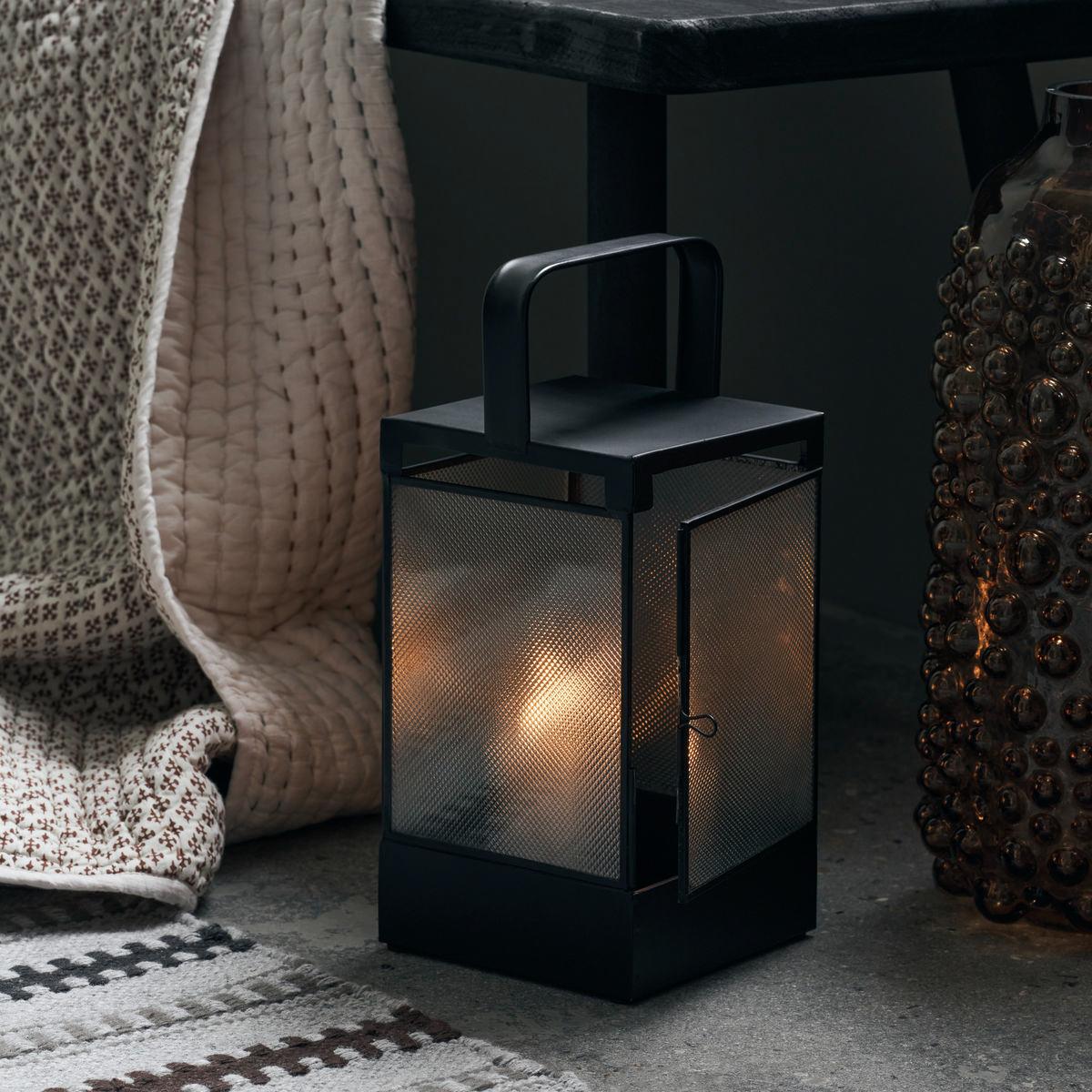 Blaze lantern 25 cm Black antique – image 2