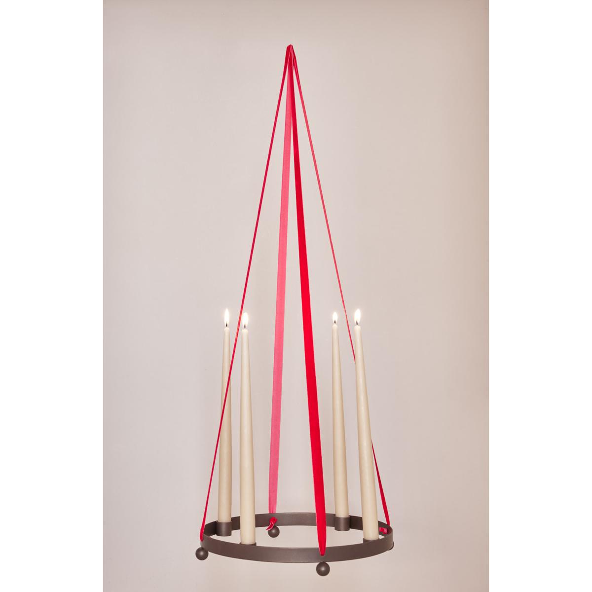 OYOY Pearl advent candle Ø36 cm Browned brass – image 2